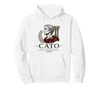Portrait du sénateur stoïcien de Caton Le Plus Jeune de la Rome Antique Sweat à Capuche