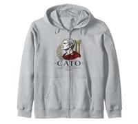 Portrait du sénateur stoïcien de Caton Le Plus Jeune de la Rome Antique Sweat à Capuche