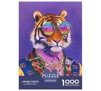 Portrait du Tigre Puzzle 1000 Pièces Adultes Animaux Puzzles 1000 Pièce Jeux D'adresse Cadeau 70x50cm/1000pcs