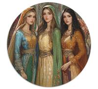 Portrait d'une Belle Jeune Fille Cadeau Unique Décoration Intérieure Jeu ÉduChatif Challenge Toy Adultes & Enfants des 14 Ans 1000pcs (67.5x67.5cm)