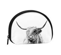 Portrait d'une Vache des Highlands, Petite Trousse de Rangement pour Serviettes hygiéniques, Porte-Monnaie pour Femme