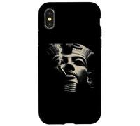 Portrait égyptien du Roi Toutankhamon de l'Égypte Ancienne Coque pour iPhone X/XS