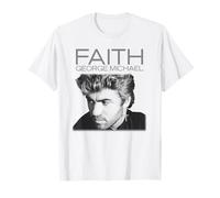 Portrait en Noir et Blanc de George Michael T-Shirt