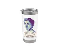 Portrait et citation de Rosa Luxemburg Gobelet isotherme en acier inoxydable double paroi