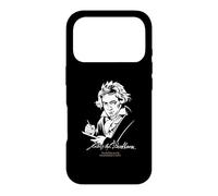 Portrait et Signature Ludwig Van Beethoven Coque pour iPhone 17 Pro