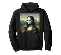 Portrait fantomatique inspiré de Mona Lisa avec Style hanté Sweat à Capuche