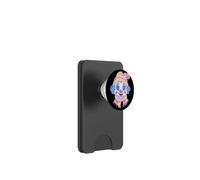 Portrait Graphique de Clown Souriant d'hiver Mignon de Cirque PopSockets PopWallet pour MagSafe