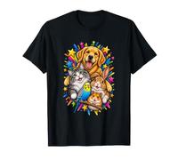 Portrait Groupe Cinq Animaux T-Shirt