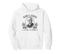 Portrait Historique de Warren G Harding Retour à la normalité Sweat à Capuche
