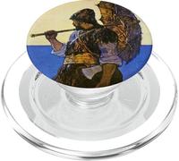 Portrait illustratif Robinson Crusoe (1920) PopSockets PopGrip pour MagSafe