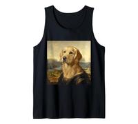 Portrait inspiré de Mona Lisa Golden Retriever Débardeur