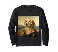 Portrait inspiré de Mona Lisa Golden Retriever Manche Longue