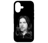 Portrait jumeau DJ Richard D James Aphex par Andy Willsher Coque pour iPhone 17