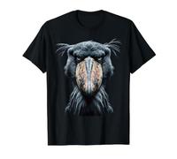 Portrait majestueux de cigognes à Bec de Soulier T-Shirt Graphique avec Valeur, Homme, Noir, S