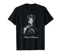 Portrait médiéval de Frederick Barbarossa Roi Empereur T-Shirt