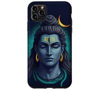 Portrait Minimal de Shiva Croissant de Lune Art Spirituel Coque pour iPhone 11 Pro Max