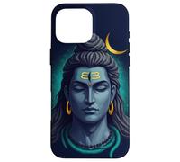 Portrait Minimal de Shiva Croissant de Lune Art Spirituel Coque pour iPhone 16 Pro Max