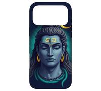 Portrait Minimal de Shiva Croissant de Lune Art Spirituel Coque pour iPhone 17 Pro Max