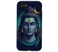 Portrait Minimal de Shiva Croissant de Lune Art Spirituel Coque pour iPhone SE (2020) / 7/8