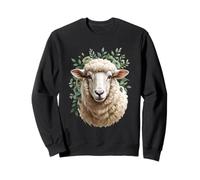 Portrait Mouton Floral Ferme Sweatshirt