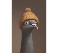 Portrait No. 4: Pigeon in a Knit Hat: A Distinguished Art-Inspired Journal for Writing and Life's Quirky Observations