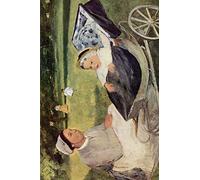 ''Portrait of Henri Valpincon as a Child With a Governess'' by Edgar Degas - 1870: Journal (Blank / Lined)