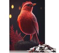 Portrait of The Red Bird Puzzle 1000 Pièces Educa Jouet en Bois Divertissement Créatif Décoration Intérieure Jeu Éducatif Challenge Toy Adultes & Enfants des 14 Ans 1000pcs (38x26cm)