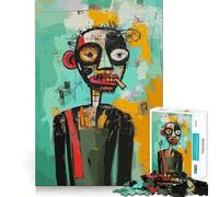 Portrait Original d'un Homme après Une Dure journée de Travail Puzzle de 1000 pièces pour Adultes Stimule la mémoire Jeu apaisant Découpe de qualité supérieure (38x52cm)