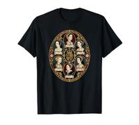 Portrait Ovale des Six épouses d'Henri VIII Roi d'Angleterre T-Shirt