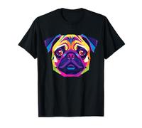 Portrait Pop Art Carlin coloré WPAP T-Shirt