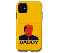 Portrait Pop Art Stoic Trump avec légende « Daddy » Coque pour iPhone 11