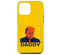 Portrait Pop Art Stoic Trump avec légende « Daddy » Coque pour iPhone 12 Pro Max