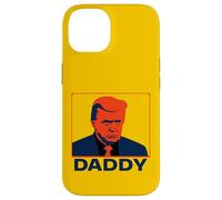 Portrait Pop Art Stoic Trump avec légende « Daddy » Coque pour iPhone 14