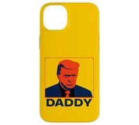 Portrait Pop Art Stoic Trump avec légende « Daddy » Coque pour iPhone 14 Plus
