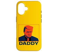Portrait Pop Art Stoic Trump avec légende « Daddy » Coque pour iPhone 16