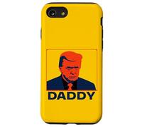 Portrait Pop Art Stoic Trump avec légende « Daddy » Coque pour iPhone SE (2020) / 7 / 8