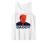 Portrait Pop Art Stoic Trump avec légende « Daddy » Débardeur