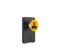 Portrait Pop Art Stoic Trump avec légende « Daddy » PopSockets PopWallet pour MagSafe
