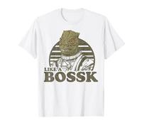 Portrait rayé Star Wars Like a Bossk T-Shirt