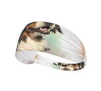 Portrait réaliste de Bouvier Bernois Berner,Bandeau de Sport Unisexe, Bandeau élastique Multi-usages pour Cheveux