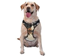 Portrait réaliste de Bouvier Bernois Berner,Harnais pour Animaux de Compagnie, Harnais réfléchissant réglable pour Chien,XL