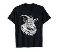 Portrait Renaissance Chèvre Art Animal Noble Vintage T-Shirt