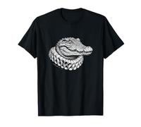 Portrait Renaissance Crocodile Art Reptile Noble Vintage T-Shirt