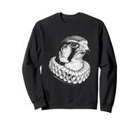 Portrait Renaissance Faucon Art Oiseau Noble Vintage Sweatshirt