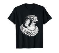 Portrait Renaissance Faucon Art Oiseau Noble Vintage T-Shirt