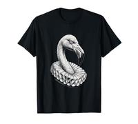 Portrait Renaissance Flamant Art Oiseau Noble Vintage T-Shirt