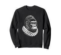 Portrait Renaissance Gorille Art Animal Noble Vintage Sweatshirt
