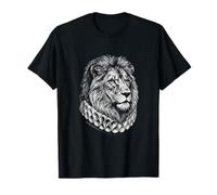 Portrait Renaissance Lion Art Animal Noble Vintage T-Shirt
