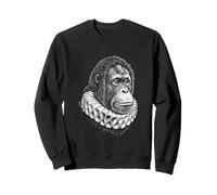 Portrait Renaissance Orang-outan Art Singe Noble Vintage Sweatshirt