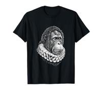 Portrait Renaissance Orang-outan Art Singe Noble Vintage T-Shirt